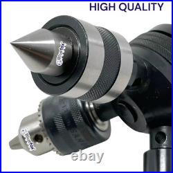 MT3 Tailstock Turret Quad Head Quick Change Tool with 4 Attachments Lathe