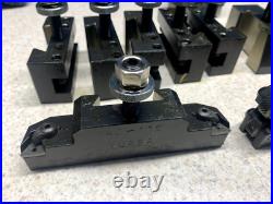 Machinist Tools Yuasa Quick Change Tool Post Holder 740-100 & 12 Holders (NOS)