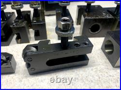 Machinist Tools Yuasa Quick Change Tool Post Holder 740-100 & 12 Holders (NOS)