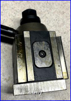 Machinist Tools Yuasa Quick Change Tool Post Holder 740-100 & 12 Holders (NOS)