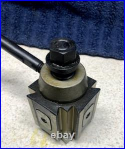 Machinist Tools Yuasa Quick Change Tool Post Holder 740-100 & 12 Holders (NOS)