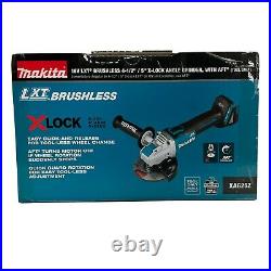 Makita X-Lock Angle Grinder LXT Brushless Quick Change AFT 4.5 5 XAG25Z Tool