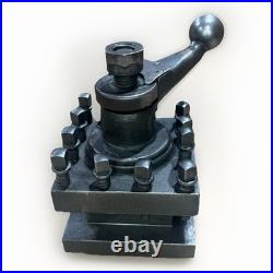 McCrosky 4 & 1/2 Quick Change Tool Post Holder for Metal Lathe Made In USA McCrosky 4 & 1/2 Quick Change Tool Post Holder for Metal Lathe Made In USA