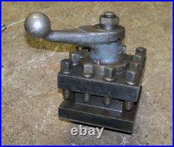 McCrosky 5-1/2 Quick Change Tool Post Holder Metal Lathe, 4-Way, 5.5, 11.55