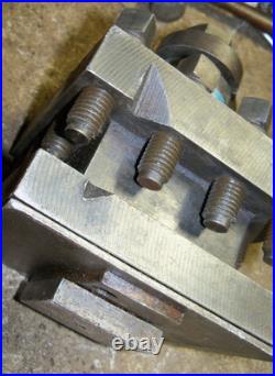 McCrosky 5-1/2 Quick Change Tool Post Holder Metal Lathe, 4-Way, 5.5, 11.55