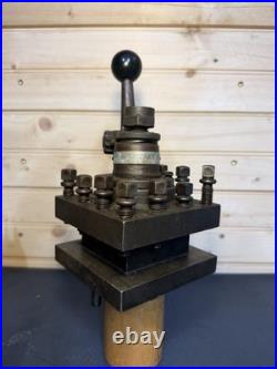 McCrosky Size E 4 1/2 4 Side Quick Change Lathe Tool Post Machinist Tools