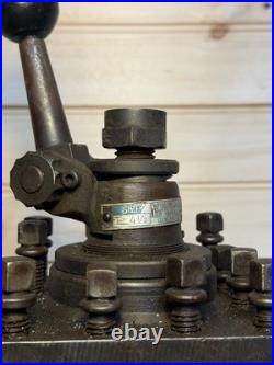 McCrosky Size E 4 1/2 4 Side Quick Change Lathe Tool Post Machinist Tools