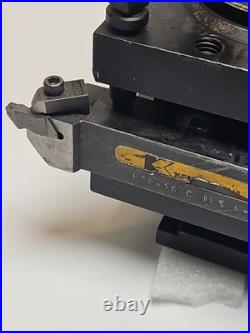 McCrosky Size E 4 1/2 4 Side Quick Change Lathe Tool Post Machinist Tools