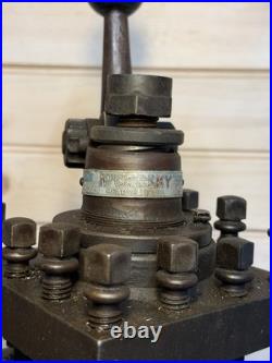 McCrosky Size E 4 1/2 4 Side Quick Change Lathe Tool Post Machinist Tools