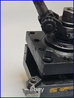 McCrosky Size E 4 1/2 4 Side Quick Change Lathe Tool Post Machinist Tools