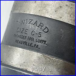 McCrosky Tool Co. Quick Change Tool C-5 Wizard. Chuck/ Collets Arbor 5