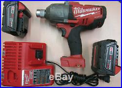 Milwaukee 2765-22 M18 FUEL 7/16 Hex High Torque Impact Wrench Kit Quick Change