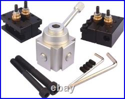 Mini Lathe Quick Change Tool Post & Holders Multifid Tool Holder Kit Set for Tab