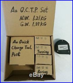 Multifix Type AA 40 Position Quick Tool Post Kit For 4.7 to 8.7 swing Lathe