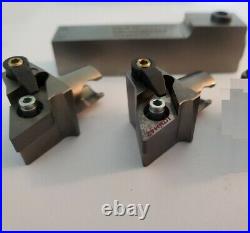 NEW Kennametal. 750 Shank Quick Change Tool Holder + 2 Heads 55° DNxx Inserts NEW Kennametal. 750 Shank Quick Change Tool Holder + 2 Heads 55° DNxx Inserts