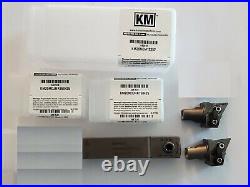 NEW Kennametal. 750 Shank Quick Change Tool Holder + 2 Heads 55° DNxx Inserts NEW Kennametal. 750 Shank Quick Change Tool Holder + 2 Heads 55° DNxx Inserts