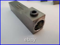 NEW Kennametal. 750 Shank Quick Change Tool Holder + 2 Heads 55° DNxx Inserts NEW Kennametal. 750 Shank Quick Change Tool Holder + 2 Heads 55° DNxx Inserts