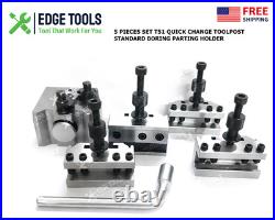 NEW T51 Quick Change Toolpost Standard Boring Parting Holder Set 5 Pcs TOOLS USA