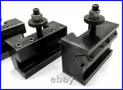 NICE! DORIAN SD35CXA QUICK CHANGE LATHE TOOL POST + 4 HOLDERS 14 to 17 SWING