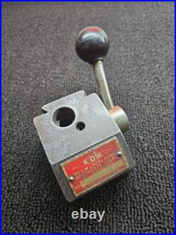 NICE! KDK 0 SERIES QUICK CHANGE LATHE TOOL POST 8 to 12 SWING