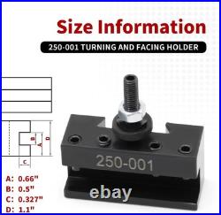Nakkaa 250-000 OXA Quick Change Tool Post Set for 6 to 8 Inch Lathe Swing