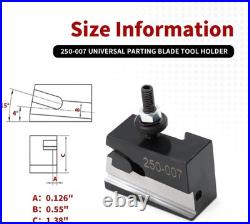 Nakkaa 250-000 OXA Quick Change Tool Post Set for 6 to 8 Inch Lathe Swing