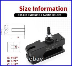 Nakkaa 250-000 OXA Quick Change Tool Post Set for 6 to 8 Inch Lathe Swing