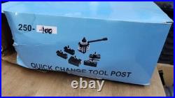 New 14-20 Lathe Swing CA 250-400 Piston Type Quick Change Tool Post Set Holder