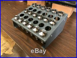 New 5c Collet Set With Collet Rack Lathe Cnc Manual Machining Tool