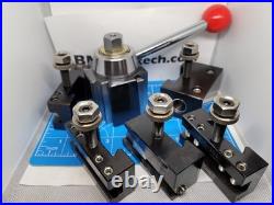 New AXA Wedge Type Quick Change Tool Post Set for Asian 9 x 20 Lathes