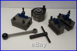New Haase Germany 9-13 Lathe 40 Position Quick Change Tool Post Set