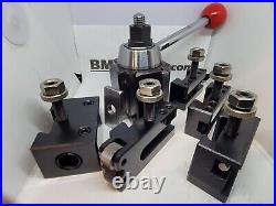 New South Bend Heavy 10? Lathe AXA Wedge Type Quick Change Tool Post Set New South Bend Heavy 10? Lathe AXA Wedge Type Quick Change Tool Post Set