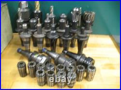Nmtb40 Quick Change Tool Holder Lot 20pcs Endmill Holders Tg-100 Collet Chucks Nmtb40 Quick Change Tool Holder Lot 20pcs Endmill Holders Tg-100 Collet Chucks