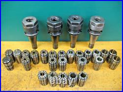 Nmtb40 Quick Change Tool Holders 4 Pcs Erickson 25pcs 3/16 -1 Tg-100 Collets Nmtb40 Quick Change Tool Holders 4 Pcs Erickson 25pcs 3/16 -1 Tg-100 Collets