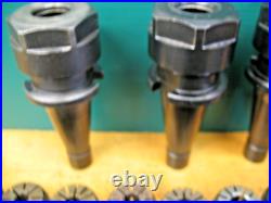 Nmtb40 Quick Change Tool Holders 4 Pcs Erickson 25pcs 3/16 -1 Tg-100 Collets Nmtb40 Quick Change Tool Holders 4 Pcs Erickson 25pcs 3/16 -1 Tg-100 Collets