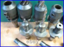Nmtb40 Quick Change Tool Holders Lot 17pcs Endmill Holders Criterion Collets Nmtb40 Quick Change Tool Holders Lot 17pcs Endmill Holders Criterion Collets
