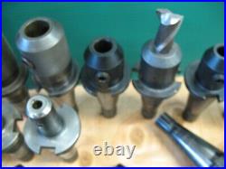 Nmtb40 Quick Change Tool Holders Lot 17pcs Endmill Holders Criterion Collets Nmtb40 Quick Change Tool Holders Lot 17pcs Endmill Holders Criterion Collets