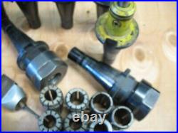 Nmtb40 Quick Change Tool Holders Lot 17pcs Endmill Holders Criterion Collets Nmtb40 Quick Change Tool Holders Lot 17pcs Endmill Holders Criterion Collets