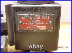 OLDER ALORIS AX QUICK CHANGE METAL LATHE TOOL POST With 11 AX AXA ALORIS HOLDERS