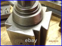 OLDER ALORIS AX QUICK CHANGE METAL LATHE TOOL POST With 11 AX AXA ALORIS HOLDERS