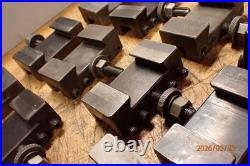 OLDER ALORIS AX QUICK CHANGE METAL LATHE TOOL POST With 11 AX AXA ALORIS HOLDERS