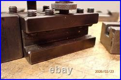 OLDER ALORIS AX QUICK CHANGE METAL LATHE TOOL POST With 11 AX AXA ALORIS HOLDERS