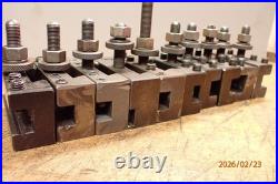 OLDER ALORIS AX QUICK CHANGE METAL LATHE TOOL POST With 11 AX AXA ALORIS HOLDERS