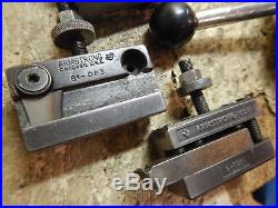 OLDER ARMSTRONG QUICK CHANGE TOOL POST TURRET With HOLDERS FOR METAL LATHE