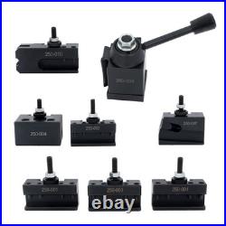 OXA 250-000 Quick Change Tool Post Holder Set Mini Lathe Up to 8 8Pc