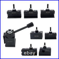 OXA 250-000 Quick Change Tool Post Holder Set Mini Lathe Up to 8 8Pc