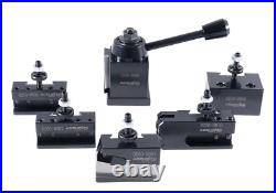OXA Wedge Type Quick Change Tool Post Set for Mini Lathe, 6-9 Inch Swing, 6 Pcs