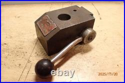 Older Kdk Small Metal Lathe Quick Change Tool Post Turret