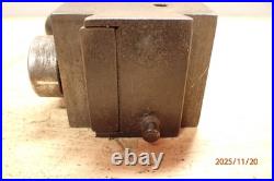 Older Kdk Small Metal Lathe Quick Change Tool Post Turret