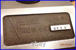 Older USA Made Vector Force Quick Change Tool Post Turret Uses Some Kdk Holders